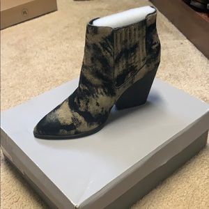 BRAND NEW...Adam Tucker  Mason calf hair bootie